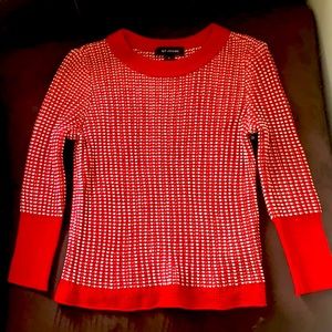 St. John size M red sweater